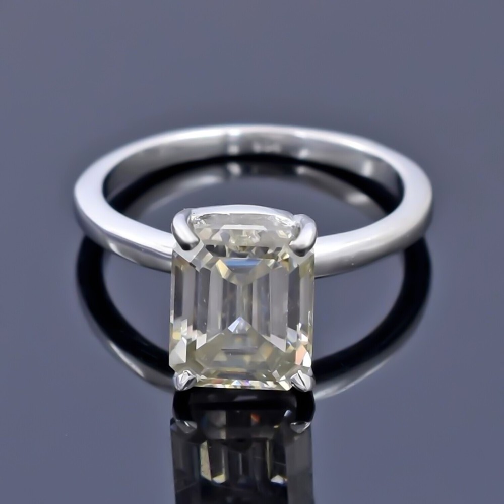 Certified 7.5 Ct Natural Blue Diamond Ring in 925 Silver for Anniversary