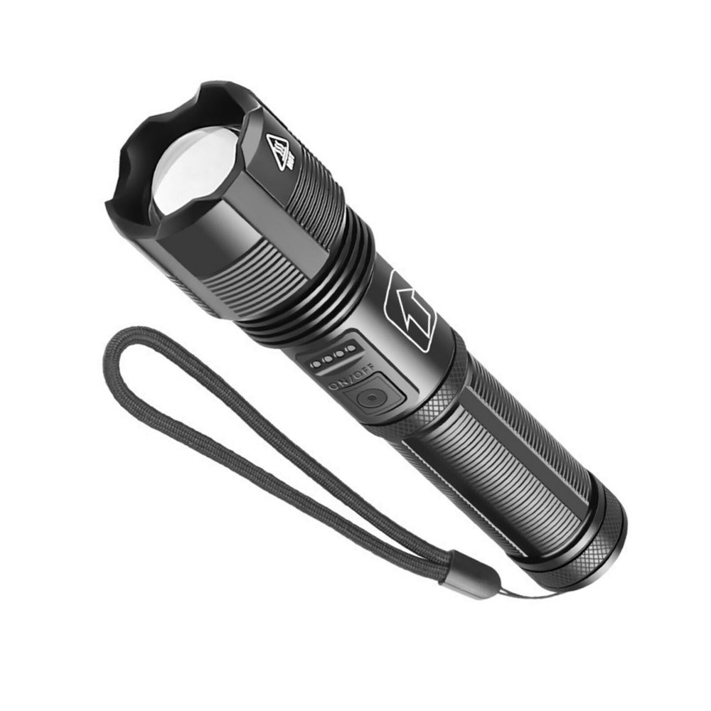 LED Flashlight Super Bright Rechargeable Work Lights Retractable Zoom Waterproof