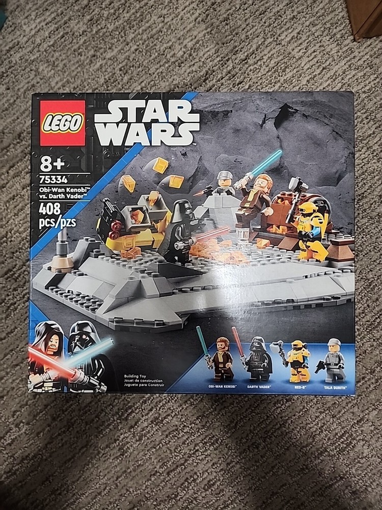 LEGO Star Wars Obi-Wan Kenobi vs Darth Vader Building Set 75334