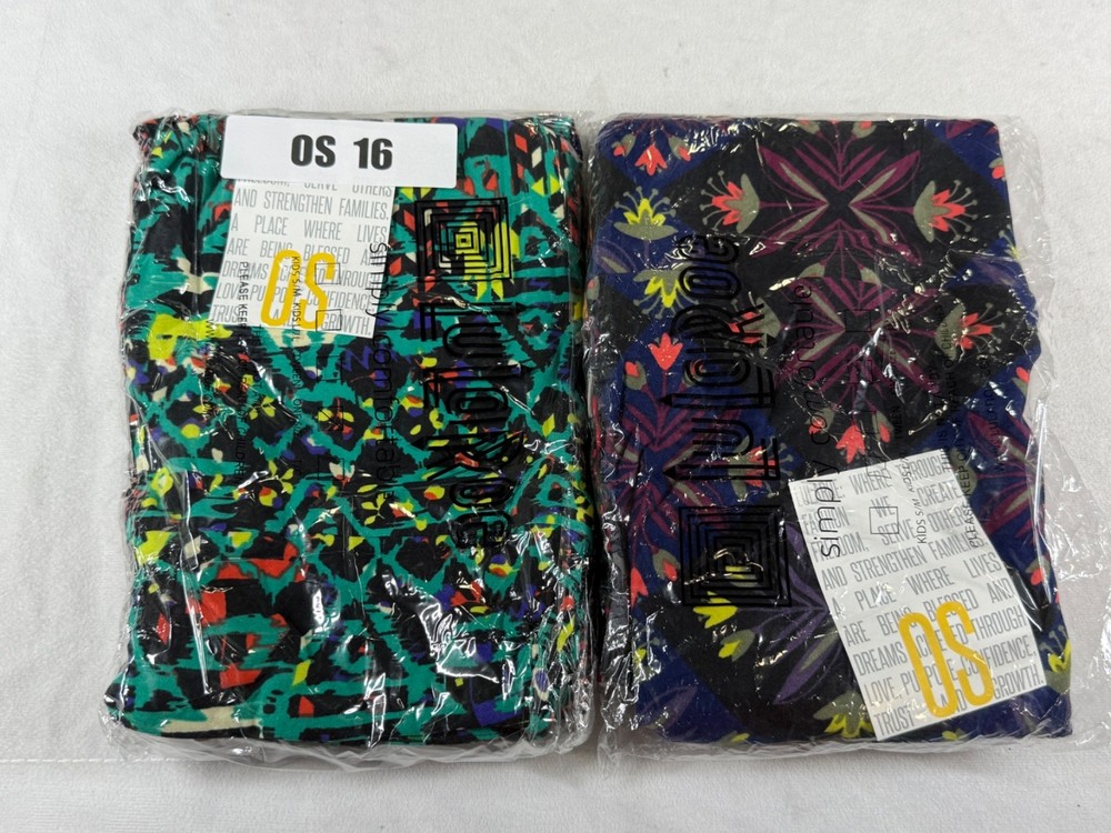 LuLaRoe 4-Pack OS 16 Yoga Workout Jogging Leggings