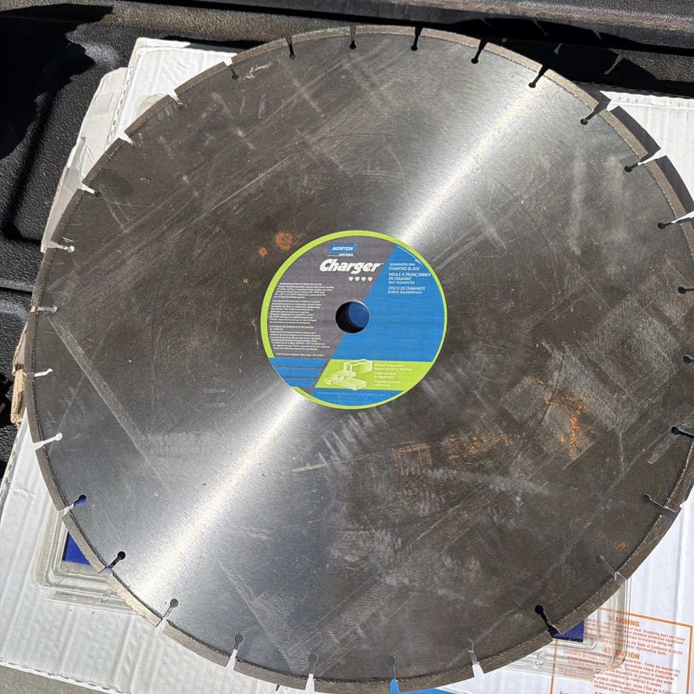 20 Inch Diamond Blade Masonry Only Saw Norton Clipper .  General Purpose