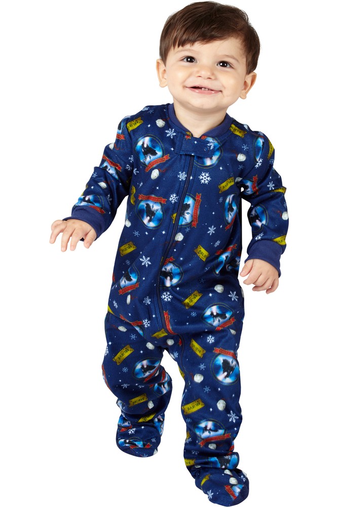 The Polar Express Kids Believe One Piece Pajama Sleeper