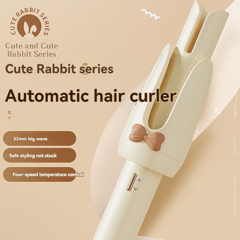 Effortless Auto Rotating Curling Wand with Anti-Tangle & Safety Auto-Off