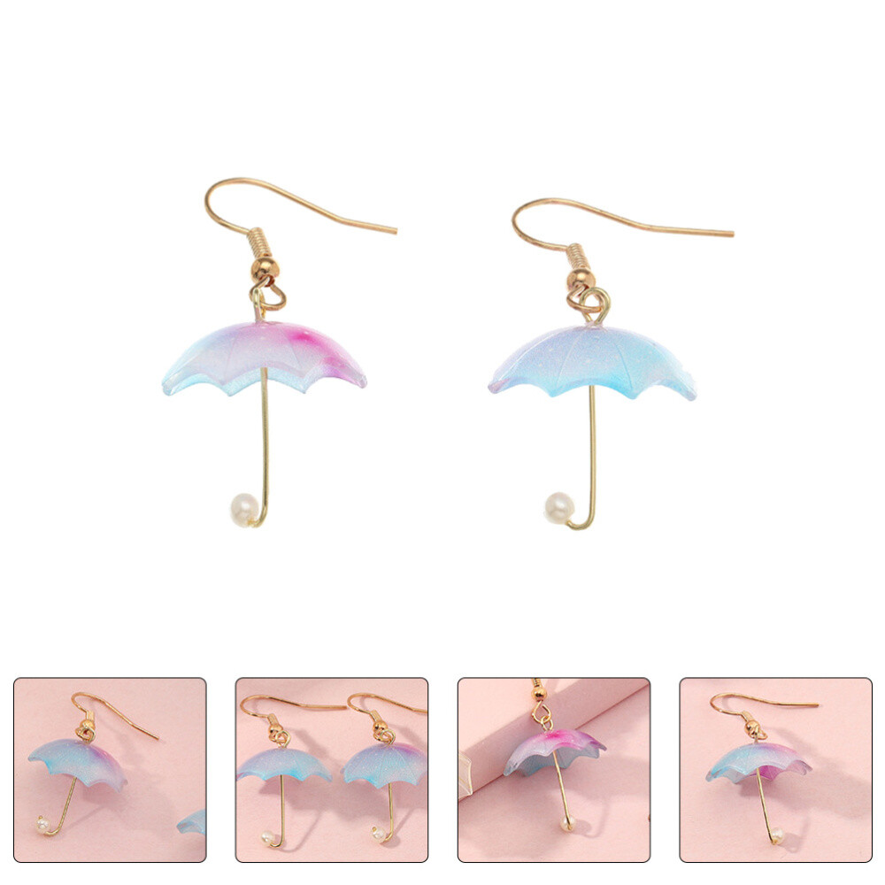 Earring for Women Umbrella Earrings D Decorations Charming Decors