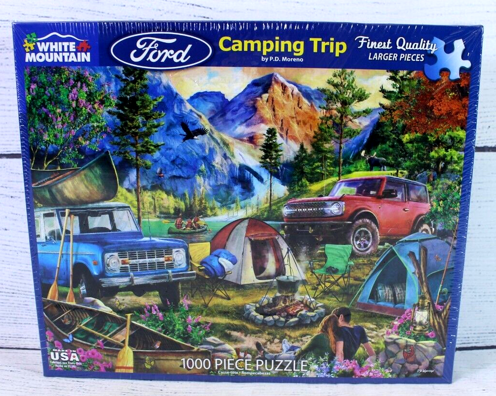 White Mountain - Ford Camping Trip 1000 Piece Jigsaw Puzzle 24