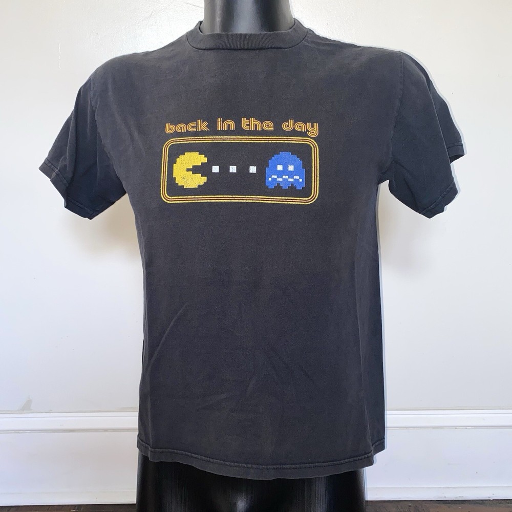 Y2K Faded Back In The Day.. Pac Man Video Game T-shirt