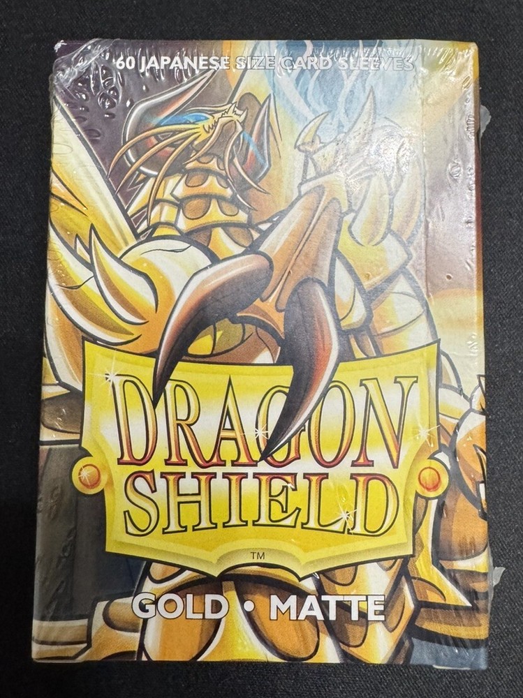 Dragon Shield Japanese Gold Matte Card Sleeves (60 Ct)