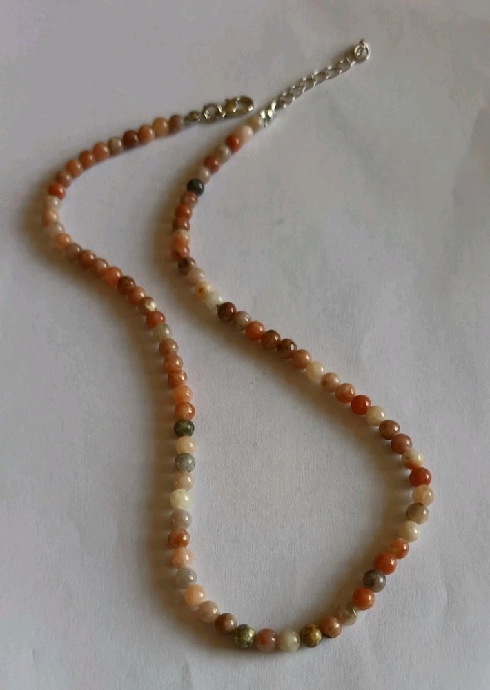 Sunstone Choker necklace minimalist crystal natural Gemstone