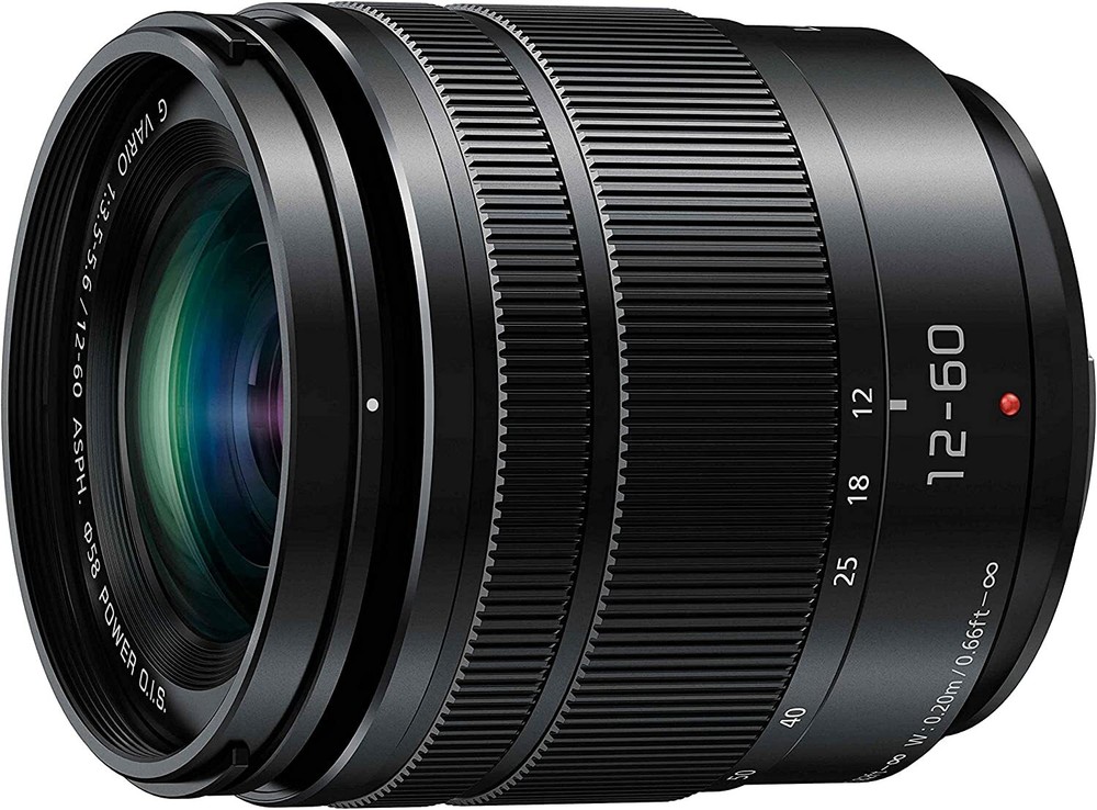 Panasonic Lumix G Vario 12-60mm f/3.5-5.6 ASPH. Power O.I.S. Zoom Lens - Black