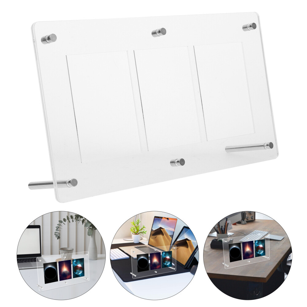 Trading Card Display Stand Frame Holder for Staff Rack Case