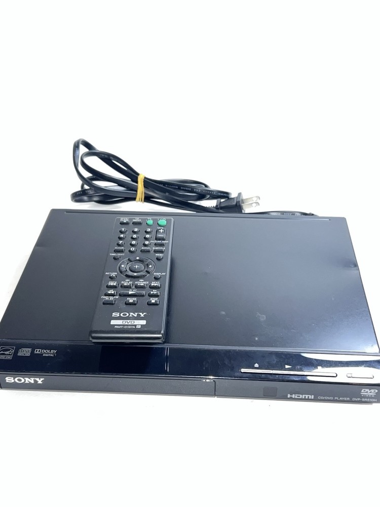 Sony DVP-SR510H DVD CD Player with HDMI and Remote Tested Working