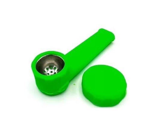 Discreet Silicone Smoking Pipe- Rubber Silicone