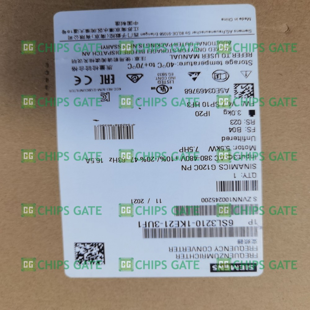 NEW in Box Siemens SINAMICS G120 6SL3210-1KE21-3UF1