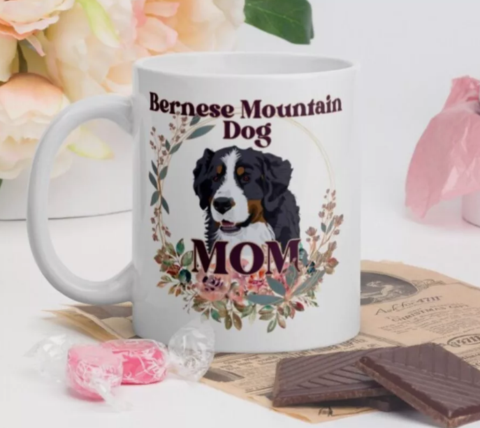 Bernese Mountain Dog Mom Christmas Gift Coffee Mug 11OZ