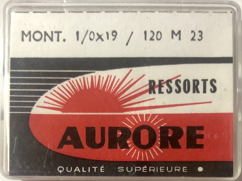 1X=1 Mainspring X 7630 1.20 X 0.105 Ø 8 Spring Watch 120 M 23 1 / 0 X 19