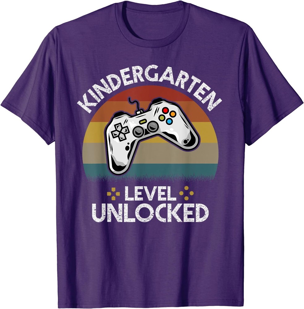Kindergarten Level Unlocked Video Game Back To School Unisex T-Shirt