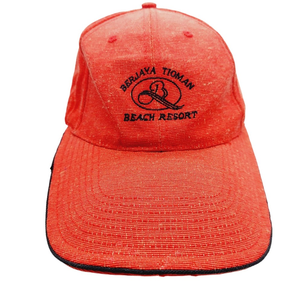 Berjaya Tioman Beach Resort Hat Red Black Strapback Adjustable