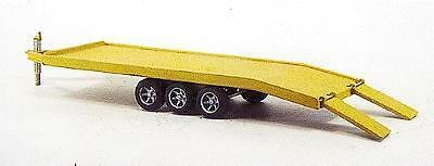 Custom Finishing 7048 HO Scale 18-Ton Steel-Decked Equipment Trailer Kit