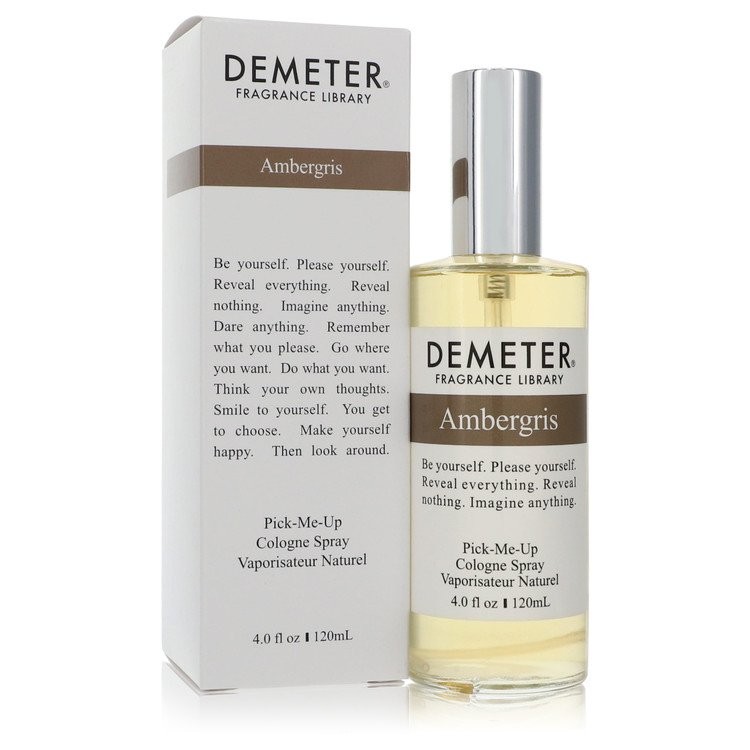 Demeter Ambergris by Demeter Pick Me Up Cologne Spray (Unisex) 4 oz For Men