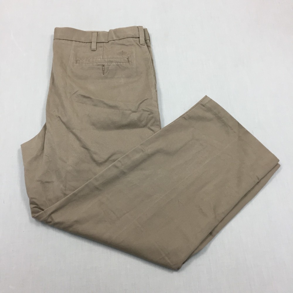 Dockers D3 Chino Trousers Cotton Pants Straight Fit Mens Size 40W 30L Beige