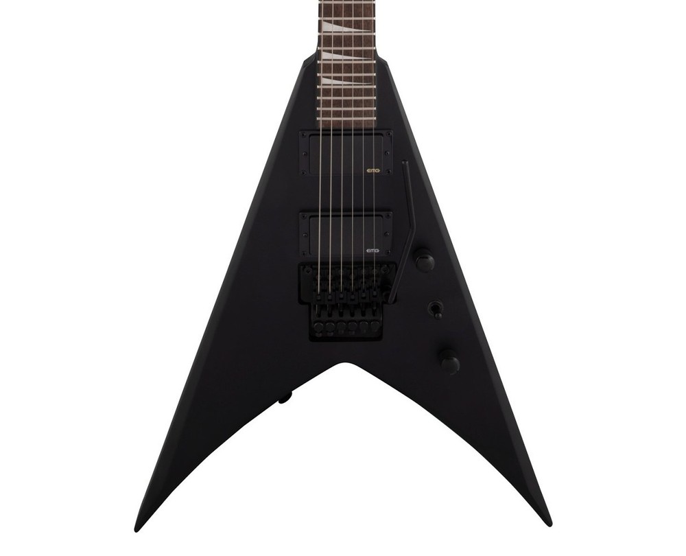 Open Box Jackson X Series King V KVXMG Electric Guitar Satin Black Laurel FB