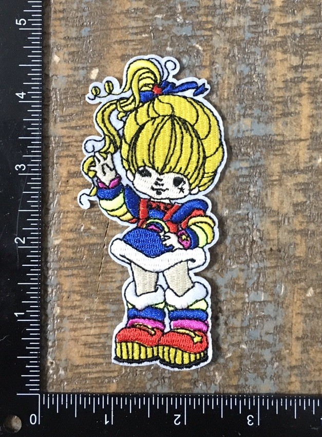 RAINBOW BRITE Cartoon Character 1980s Retro Vintage Style Iron-On Patch