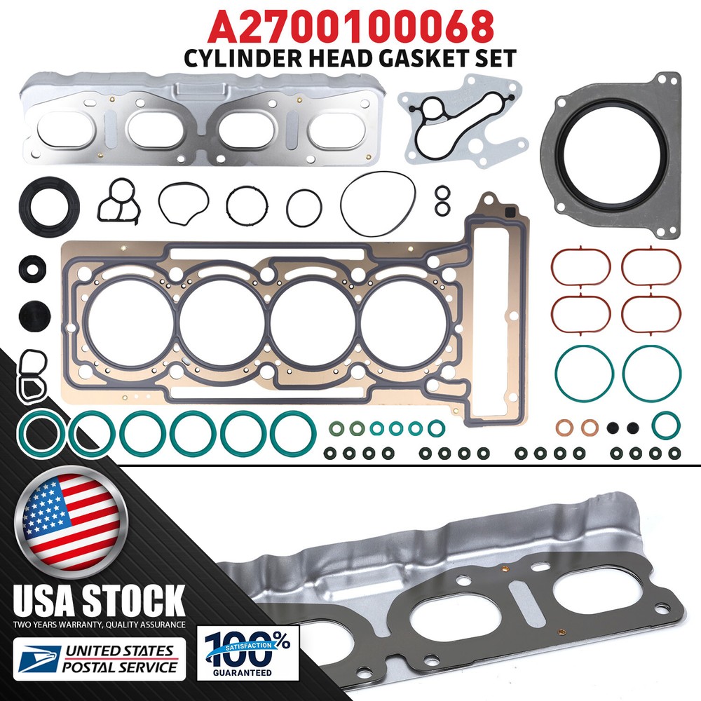 Engine Cylinder Head Gasket Repair Set For Mercedes-Benz W176 W246 A2700100068