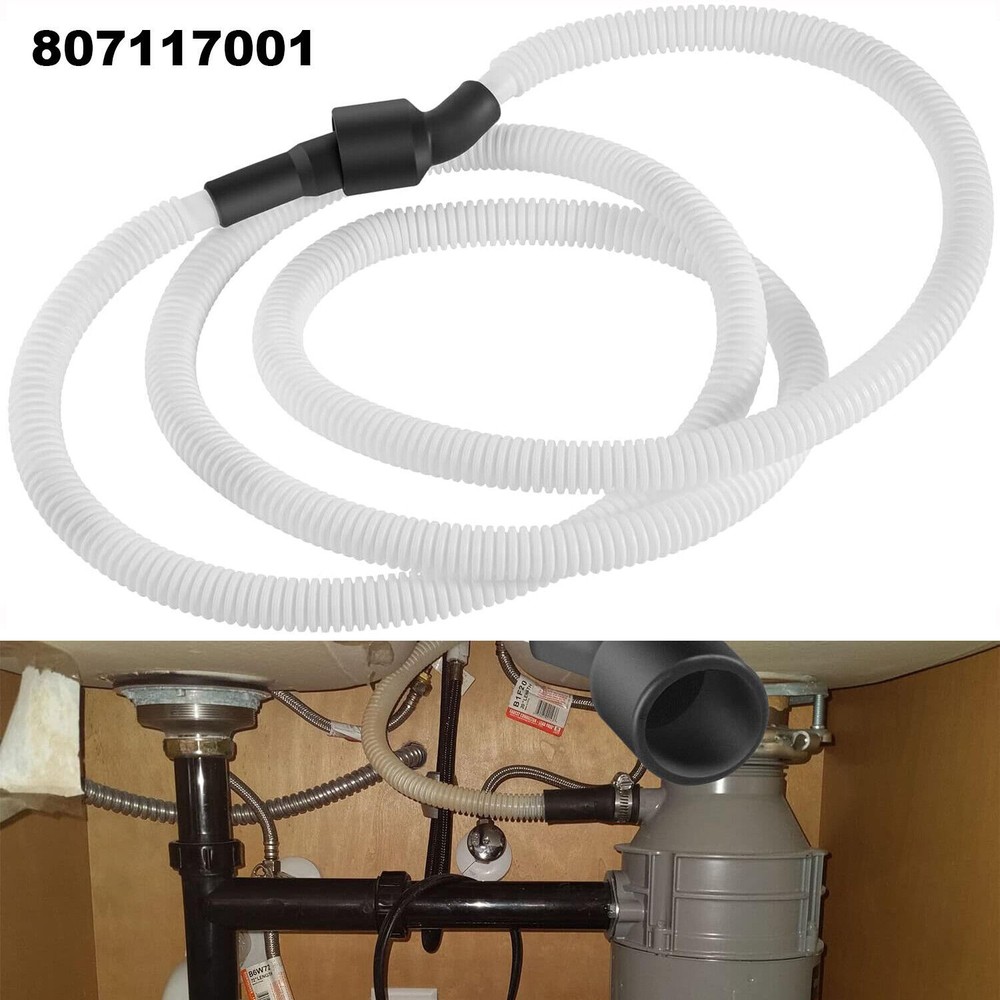for Frigidaire Electrolux White West 807117001 Dishwasher Drain Hose Replacement