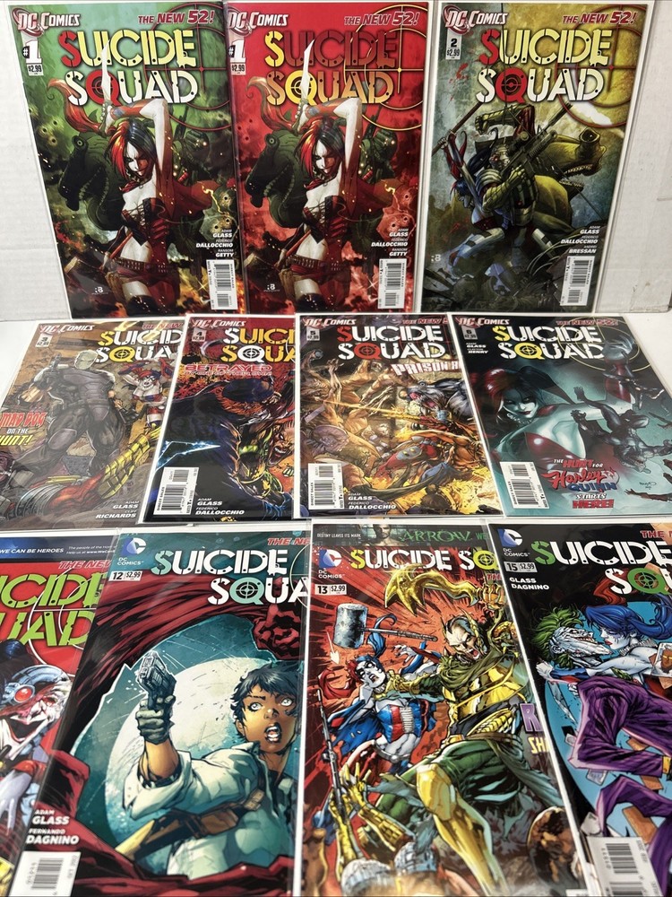 Suicide Squad #1 2 3 4 5 6 7 12 13 15 (DC  2012) +Variant #1 *VF-NM*