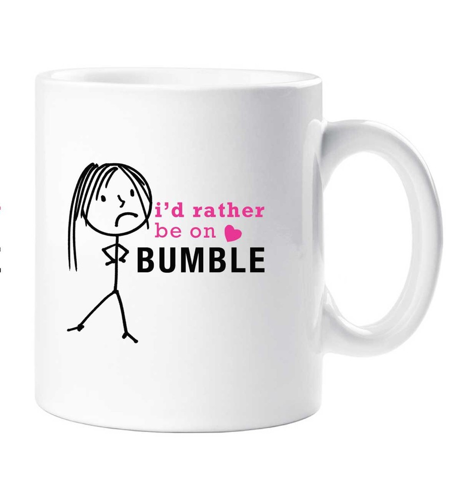 Bumble Mug Ladies I'd Rather Be On Bumble Mug Cup Wife Gift Present Valentines