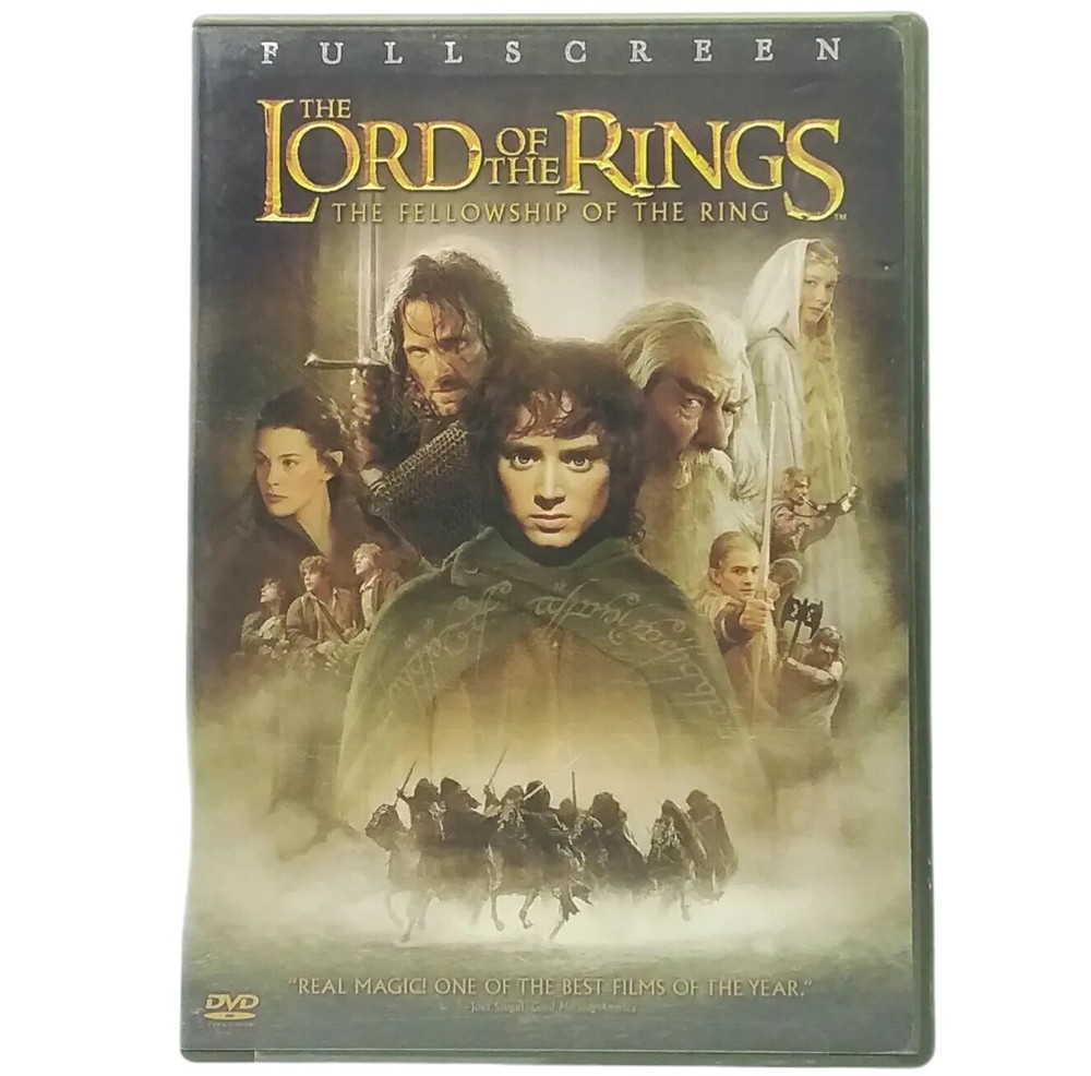 The Lord Of The Rings DVD 2002 The Fellowship Of The Ring