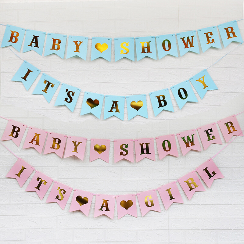 Alphabet Flower Banner Colored Flag Party Birthday Decoration Hanging Picture