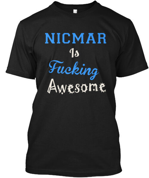 Nicmar T-Shirt Made in the USA Size S to 5XL