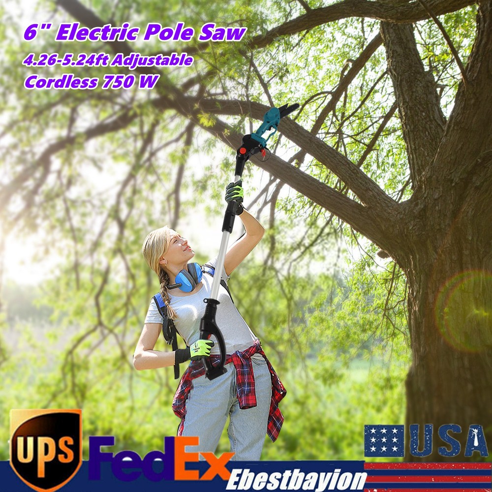 18V Cordless Telescopic Pole Chainsaw Pruner for Makita (Battery Not Included)