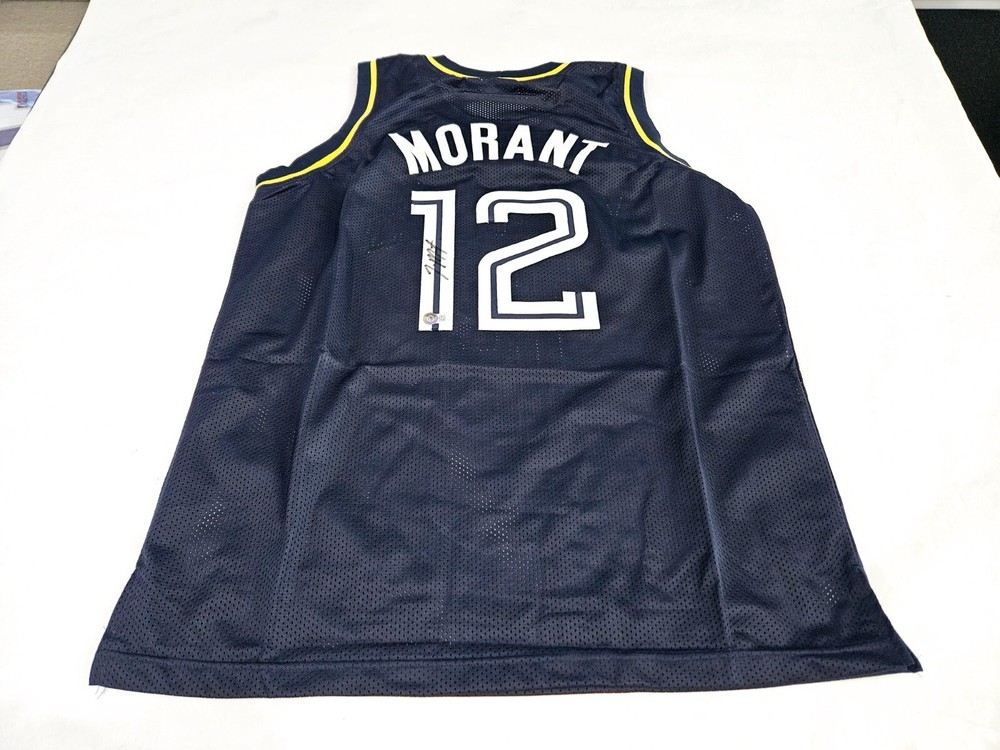 Ja Morant Memphis Grizzlies Autographed Signed Jersey Beckett Certified 🔥