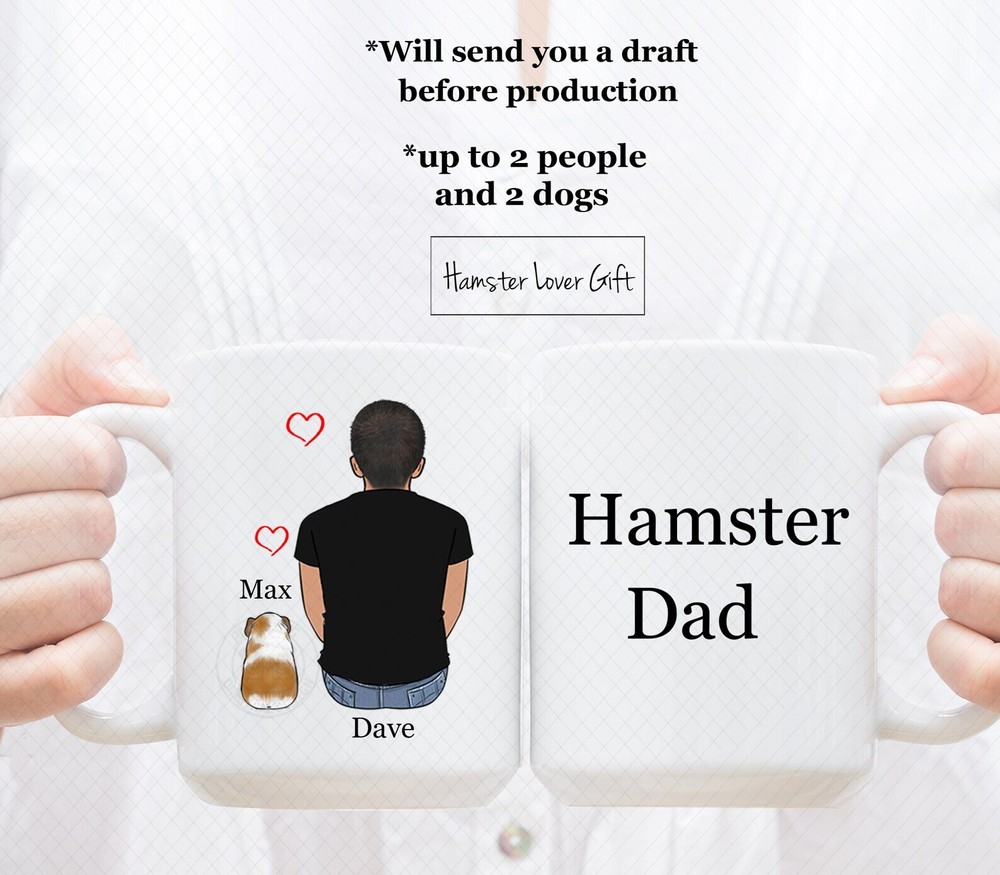 Custom Hamster Mug Hamster Dad Mug Hamster Mom Mug Hamster Lover Mug Hamster