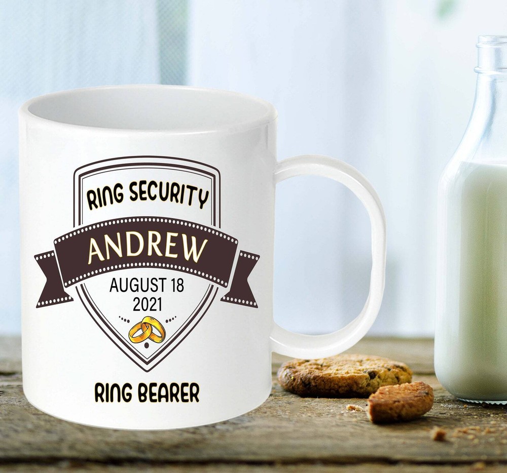Personalized Ring Bearer Mug Ring Bearer Gift Custom Bridal Party Giftcustom