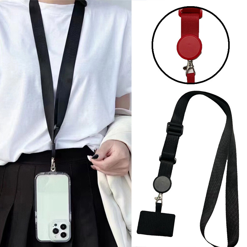 ✿ Universal Crossbody Nylon Phone Lanyard Strap for Hands-Free Security