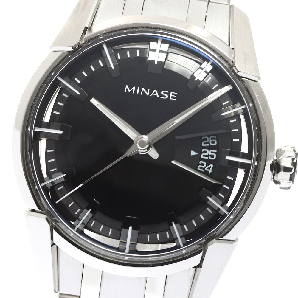 *MINASE VM04-M03SB Divide His Series Date Automatic Men's Watch