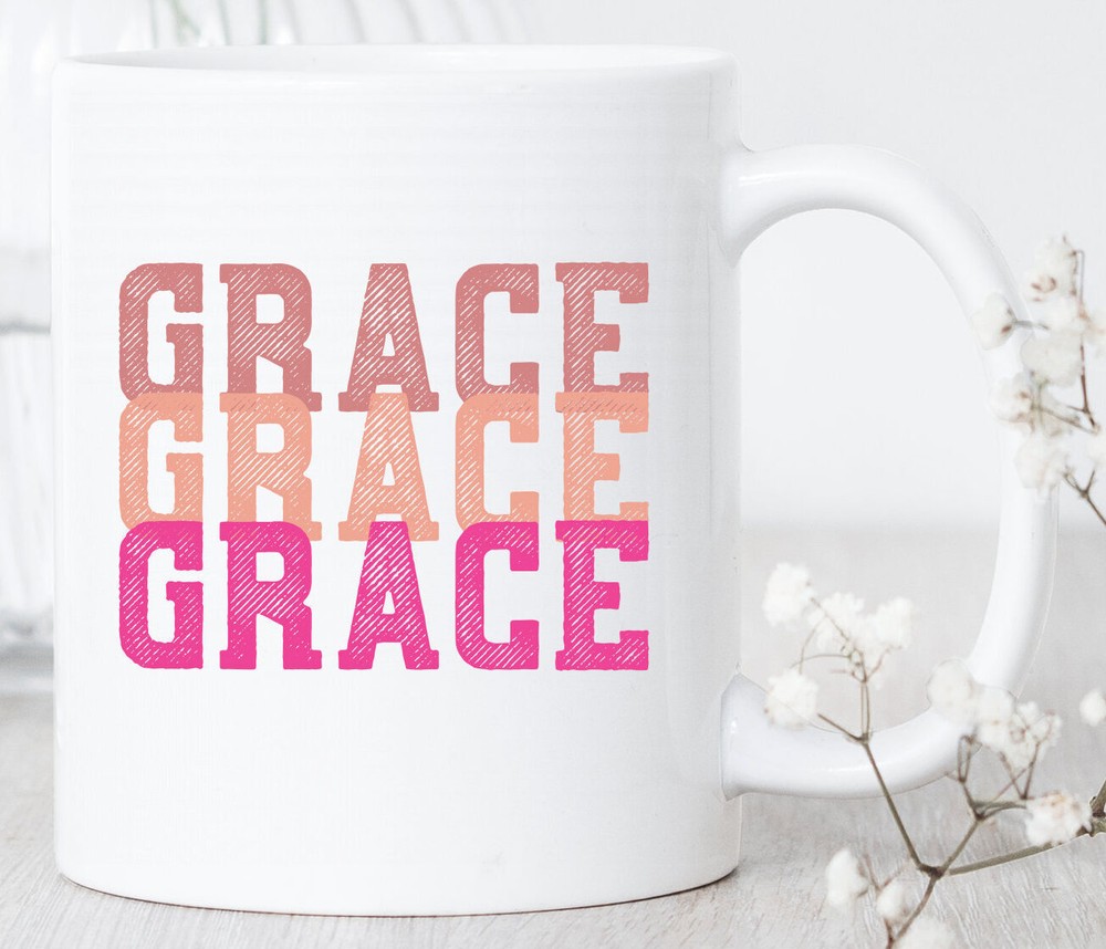 Grace Christian Inspirational Faith Mug for Daily Encouragement