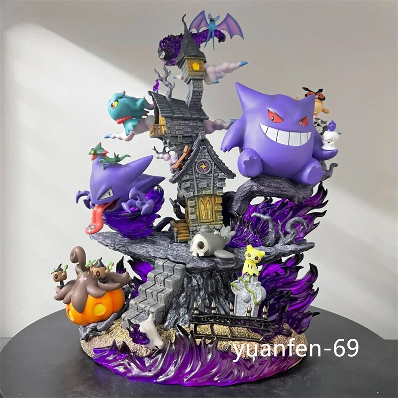 Anime Gengar Family Ghost GK 32CM Figure Statues Model Collectibles Toys Gift