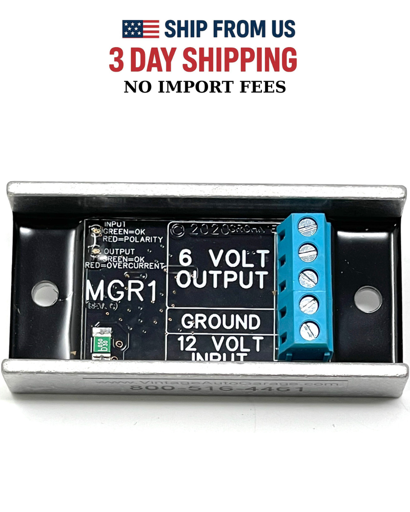 Multi gauge reducer Oil Gas temp Gauge 12 to 6 volt