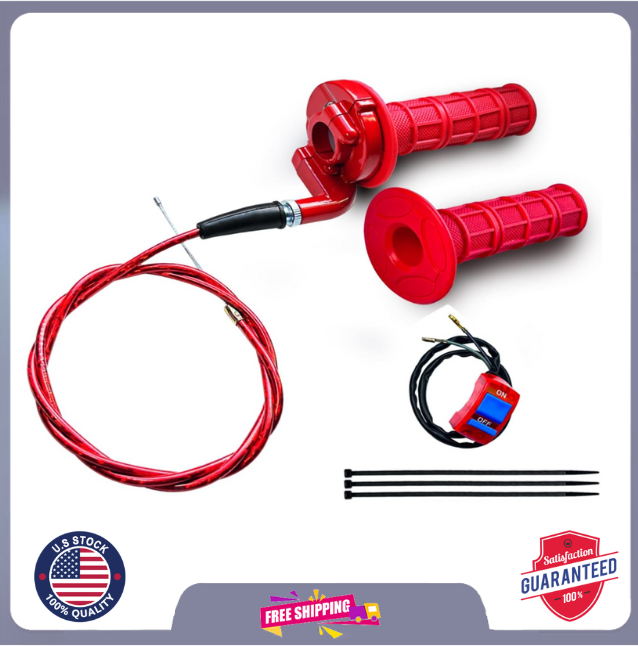 22mm Twist Throttle Grips for Pit Bike Mini Bike 7/8 Handle