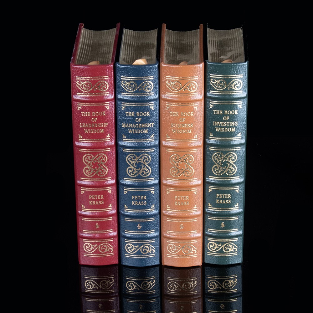 Easton Press Business Investing Leadership Management Wisdom by Peter Krass