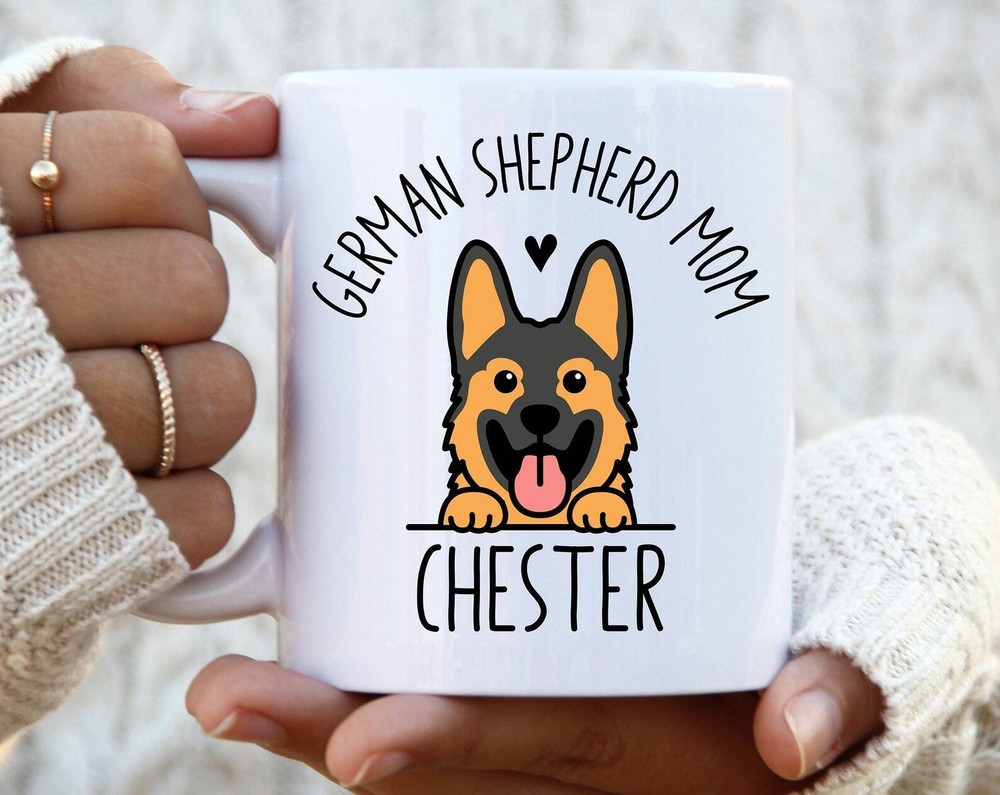 German Shepherd Mom Coffee Mug Gift for Dog Lovers Mothers Day Present  