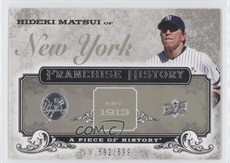 2008 Upper Deck A Piece of History Franchise History /699 Hideki Matsui #FH-37