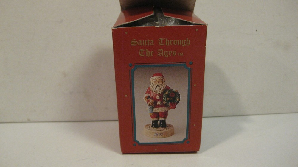 Vintage Russ Berrie Santa Through The Years 1897 Christmas Figurine