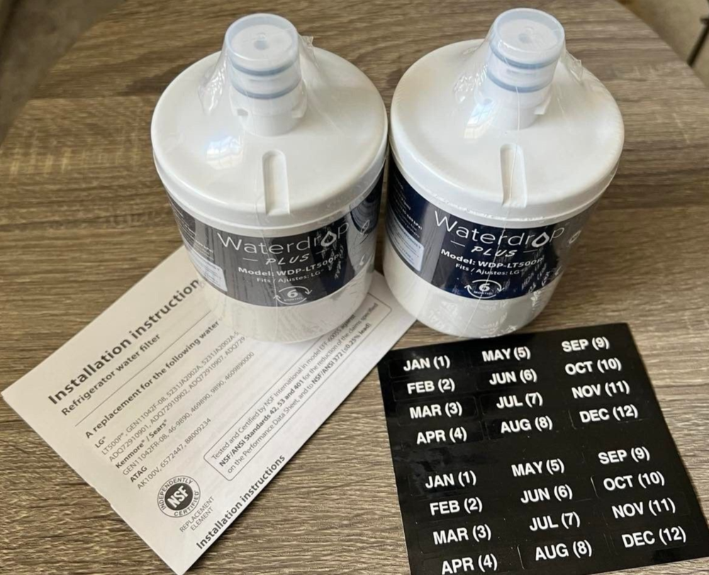 Refrigerator Filter Waterdrop WDP-LT500P 2-Pack Kenmore