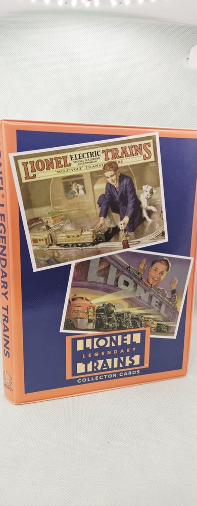 Lionel Legendary Trains 1997 Trading Card Set 1-72 In Binder + chrome foil C2 C3