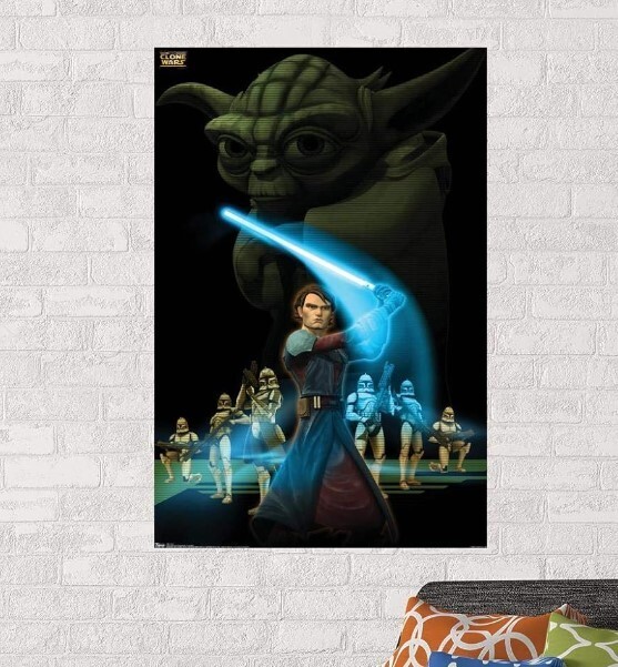 Trends International Star Wars The Clone Wars The Force Wall Poster Epic Design for Fans